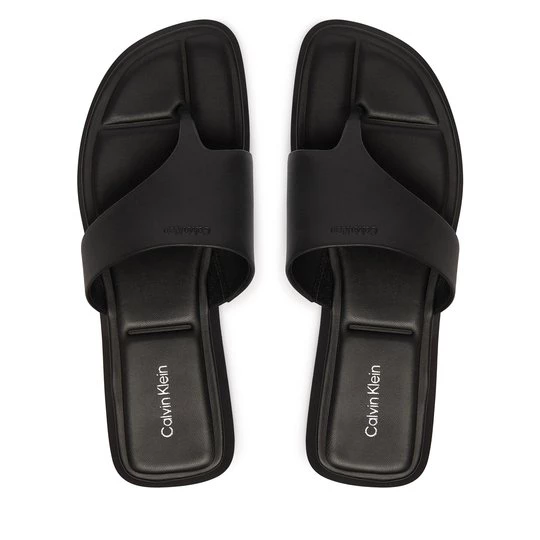 Obrázek produktu Žabky Calvin Klein Leather Toe Post Sandals HW0HW02866 Černá