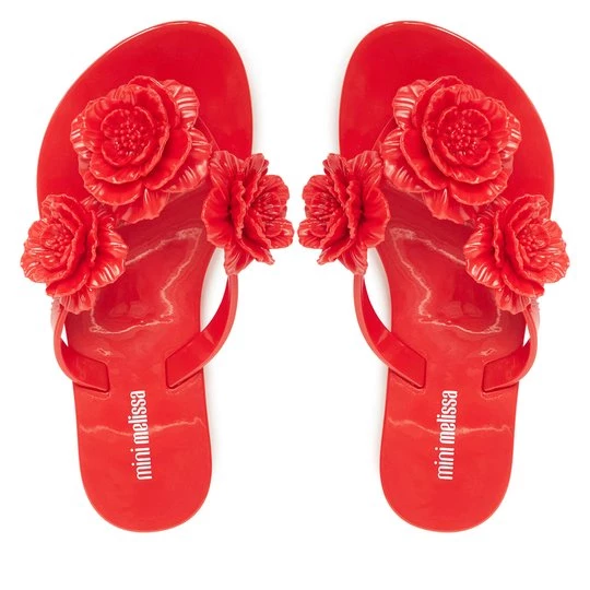 Obrázek produktu Žabky Melissa Mini Melissa Harmonic Springtime Inf M 35705 Červená