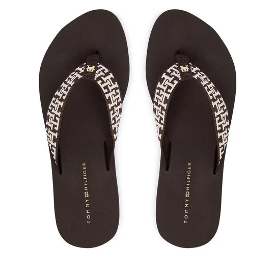Obrázek produktu Žabky Tommy Hilfiger Mono Wedge Summer Sandal FW0FW09696 Hnědá