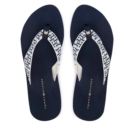 Obrázek produktu Žabky Tommy Hilfiger Mono Wedge Summer Sandal FW0FW09696 Tmavomodrá