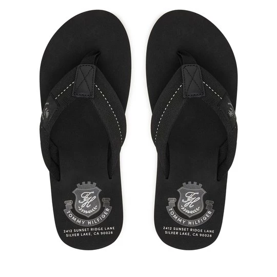 Obrázek produktu Žabky Tommy Hilfiger Patch Hilfiger Beach Sandal FM0FM05804 Černá