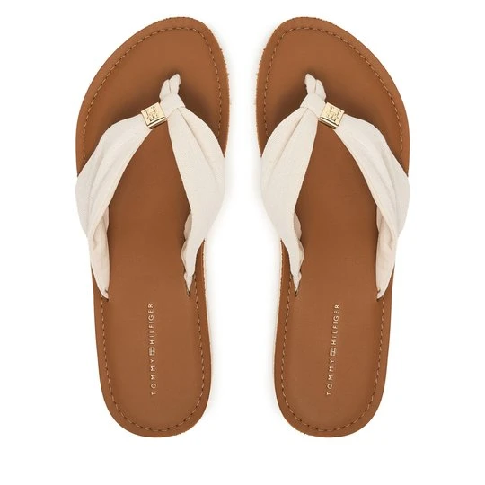 Obrázek produktu Žabky Tommy Hilfiger Th Ltr Footbed Summer Sandal FW0FW09194 Écru Krémová