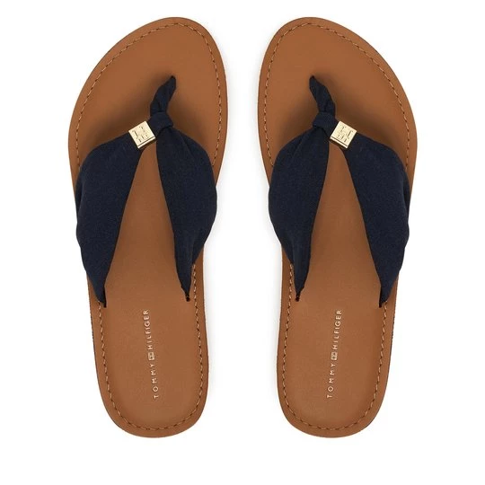 Obrázek produktu Žabky Tommy Hilfiger Th Ltr Footbed Summer Sandal FW0FW09194 Tmavomodrá