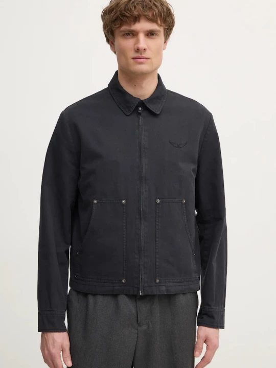 Obrázek produktu Zadig&Voltaire Bavlněná bunda ZADIG&VOLTAIRE černá