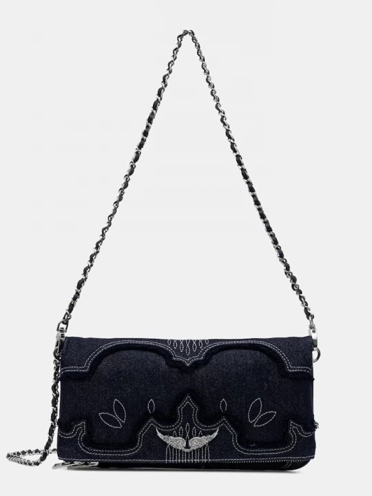Obrázek produktu Zadig&Voltaire crossbody kabelka dámská džínová černá