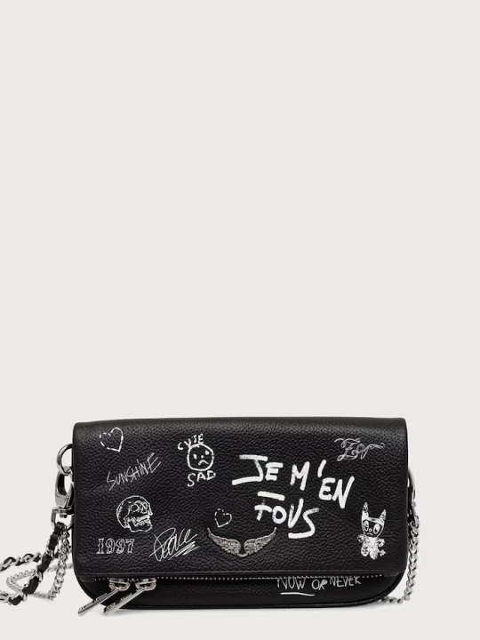 Obrázek produktu Zadig&Voltaire crossbody kabelka dámská kožená černá