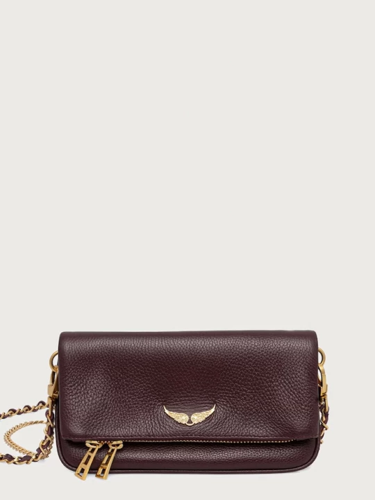 Obrázek produktu Zadig&Voltaire crossbody kabelka dámská kožená ROCK NANO GRAINED LEATHER
