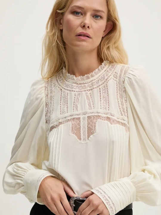 Obrázek produktu Zadig&Voltaire Hedvábná halenka ZADIG&VOLTAIRE béžová