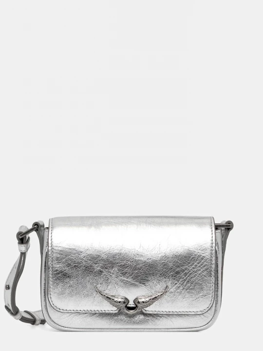 Obrázek produktu Zadig&Voltaire Kabelka ZADIG&VOLTAIRE LE ZAZI VINTAGE METAL stříbrná