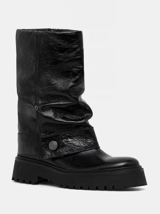 Obrázek produktu Zadig&Voltaire Kožené kotníkové boty ZADIG&VOLTAIRE Angie černá