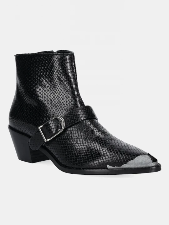 Obrázek produktu Zadig&Voltaire Kožené kotníkové boty ZADIG&VOLTAIRE Tylow černá