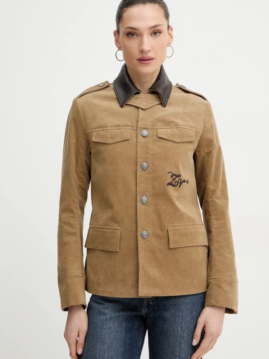 Obrázek produktu Zadig&Voltaire Manšestrová bunda ZADIG&VOLTAIRE béžová
