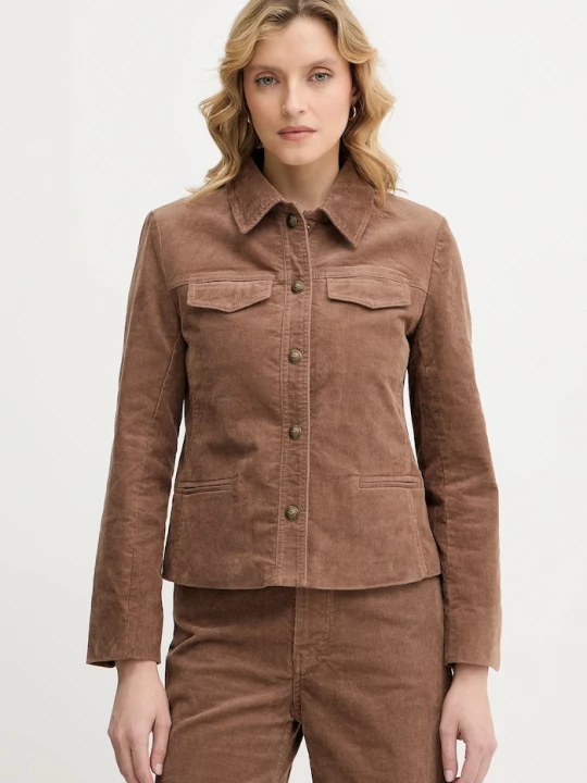 Obrázek produktu Zadig&Voltaire Manšestrová bunda ZADIG&VOLTAIRE hnědá