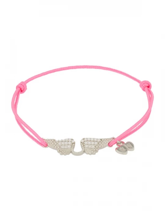 Obrázek produktu Zadig & Voltaire Náramek 'LINK ROCK' pink / stříbrná / průhledná