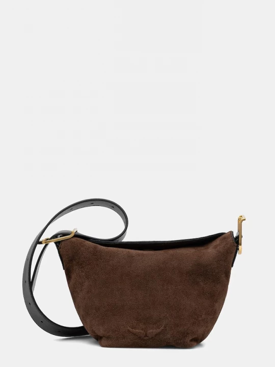Obrázek produktu Zadig&Voltaire Semišová kabelka ZADIG&VOLTAIRE BABY JANE SUEDE hnědá