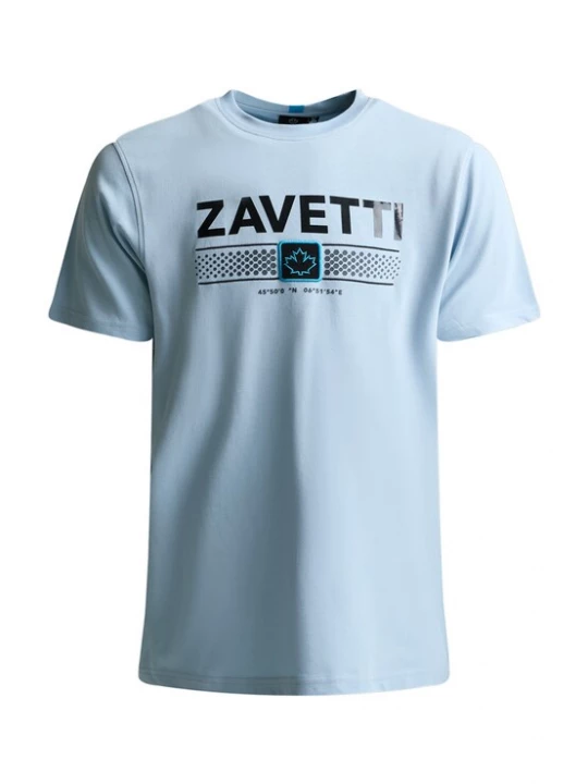 Obrázek produktu Zavetti Canada Tričko 'Viarello' světlemodrá / černá