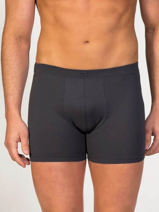 Obrázek produktu zd ZERO DEFECTS Boxerky 'Breno Organic Cotton' tmavě šedá