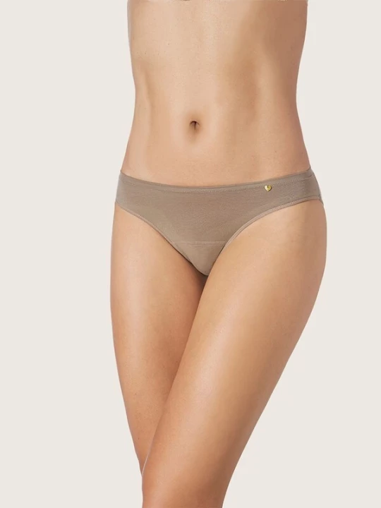 Obrázek produktu zd ZERO DEFECTS Kalhotky 'Venus low waist Soy fiber' hnědá