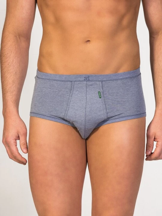 Obrázek produktu zd ZERO DEFECTS Slipy 'Senior Egyptian cotton' modrá džínovina