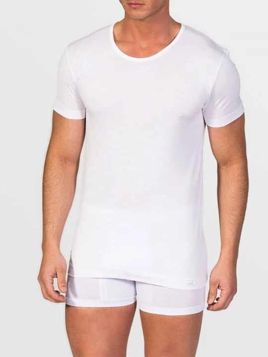 Obrázek produktu zd ZERO DEFECTS Tílko 'Crew-neck 100% Mercerized Cotton' bílá
