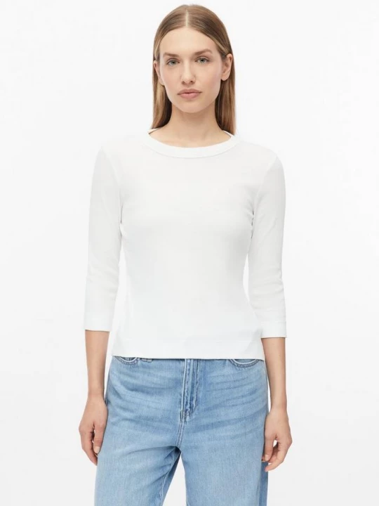 Obrázek produktu Žebrové tričko s úzkým střihem Slim Fit a s 3 / 4 rukávy s.Oliver