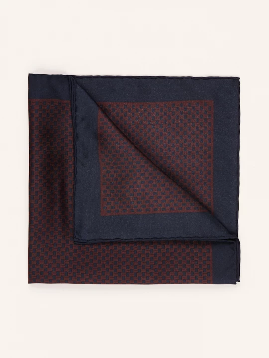 Obrázek produktu Zegna Kapesníček Do Náprsní Kapsy tmavě modrá / hnědá