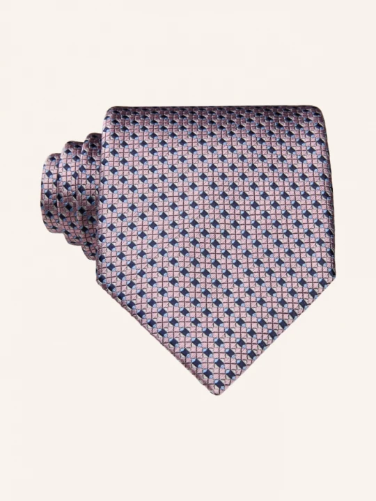 Obrázek produktu Zegna Kravata růžová / tmavě modrá / černá