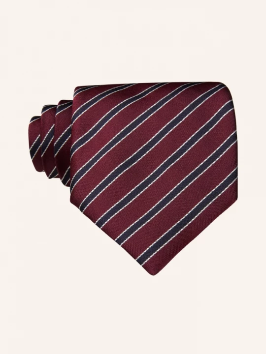 Obrázek produktu Zegna Kravata tmavě červená / bílá / černá
