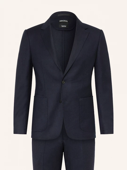 Obrázek produktu Zegna Oblek Drop 8 Tailored Fit tmavě modrá
