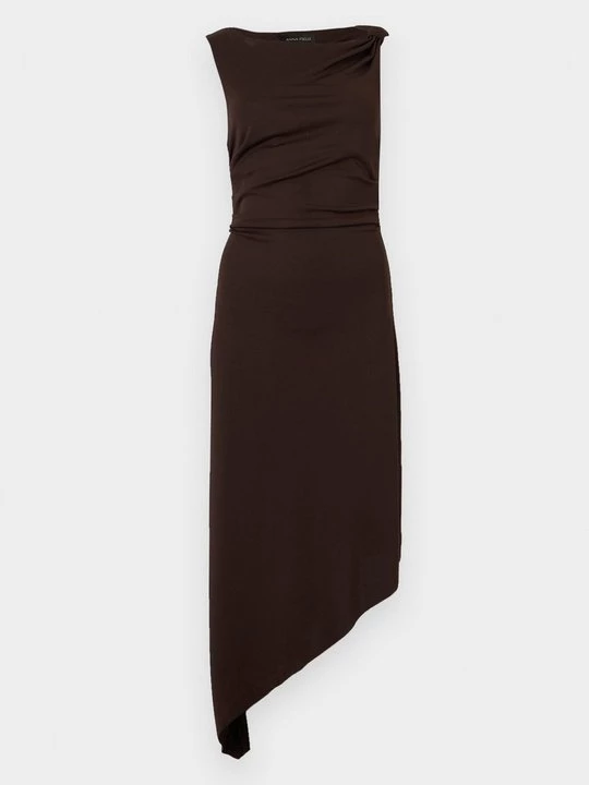 Obrázek produktu Žerzejové šaty Anna Field By Zalando tmavě hnědá