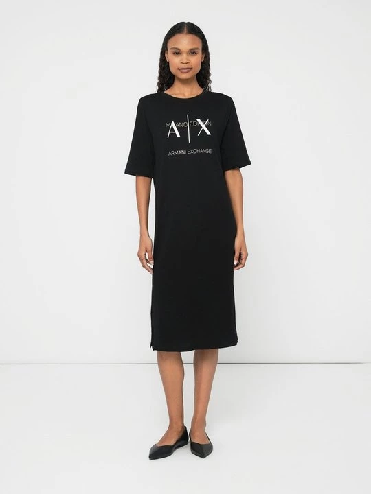 Obrázek produktu Žerzejové šaty Armani Exchange černá