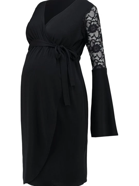 Obrázek produktu Žerzejové šaty Bluebelle Maternity černá