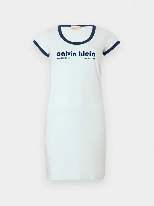 Obrázek produktu Žerzejové šaty Calvin Klein Jeans světle modrá