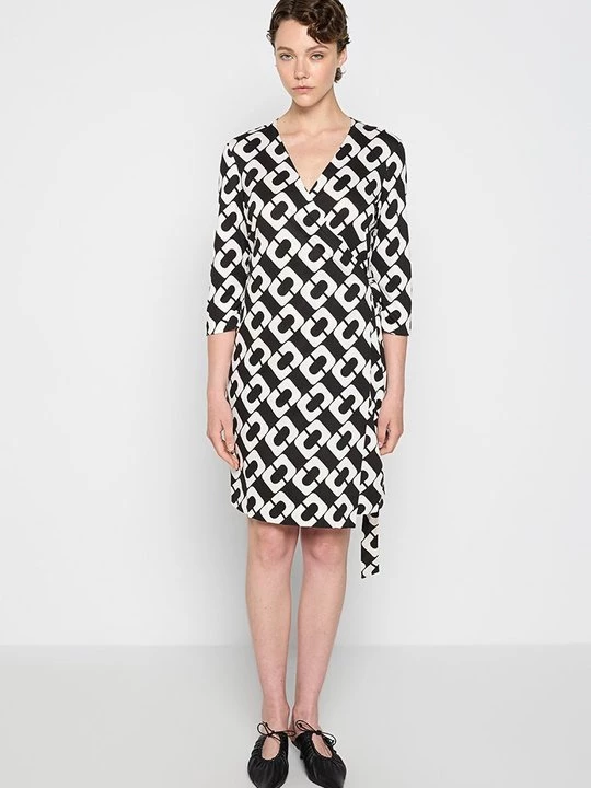 Obrázek produktu Žerzejové šaty Diane Von Furstenberg černá