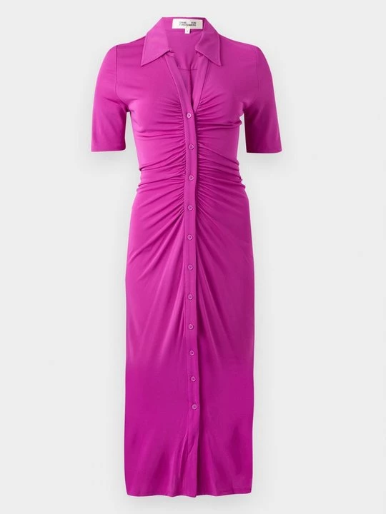 Obrázek produktu Žerzejové šaty Diane Von Furstenberg fialová