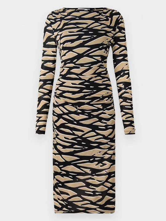 Obrázek produktu Žerzejové šaty Diane Von Furstenberg hnědá