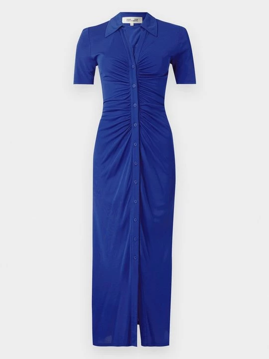Obrázek produktu Žerzejové šaty Diane Von Furstenberg tmavě modrá