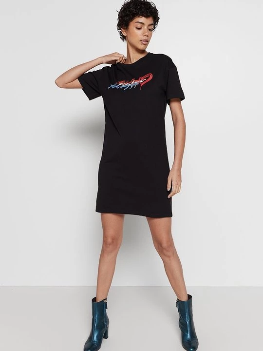 Obrázek produktu Žerzejové šaty KARL LAGERFELD černá
