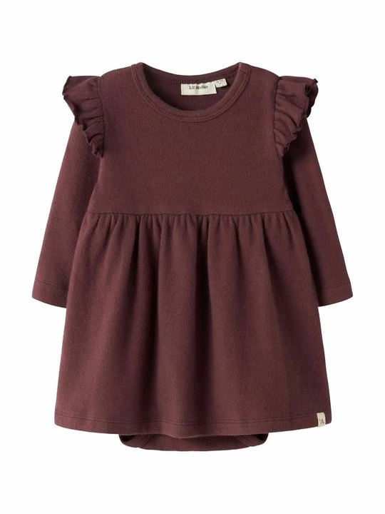Obrázek produktu Žerzejové šaty Lil' Atelier hnědá
