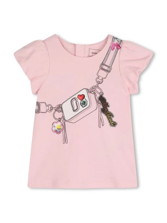 Obrázek produktu Žerzejové šaty MARC JACOBS KIDS světle růžová