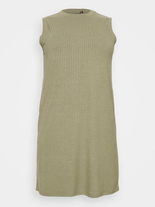 Obrázek produktu Žerzejové šaty Pieces khaki