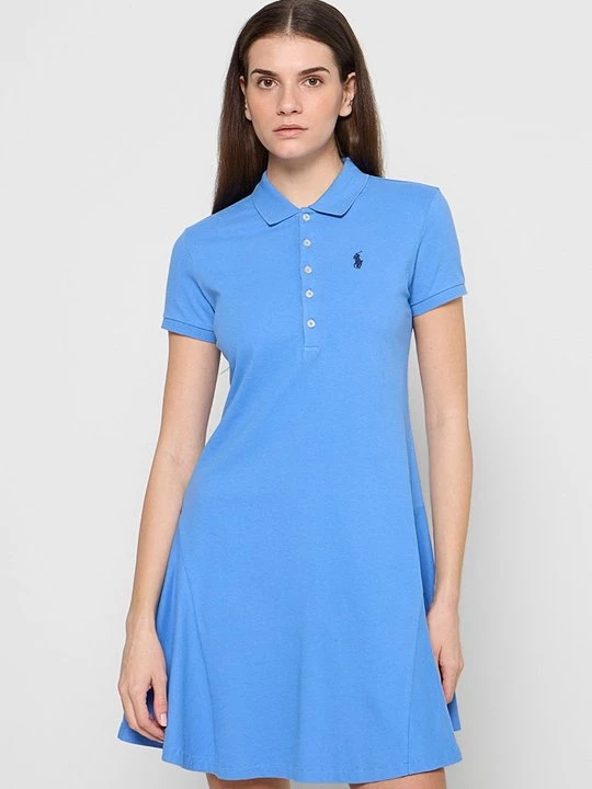 Obrázek produktu Žerzejové šaty Polo Ralph Lauren tyrkysová
