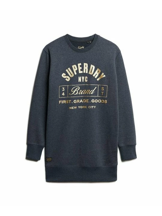 Obrázek produktu Žerzejové šaty Superdry modrá