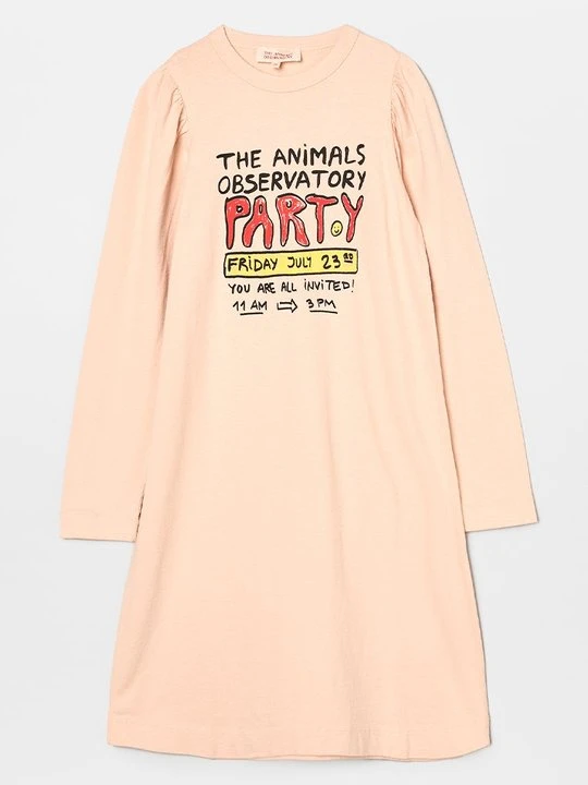 Obrázek produktu Žerzejové šaty THE ANIMALS OBSERVATORY růžová