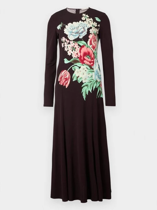 Obrázek produktu Žerzejové šaty Tory Burch hnědá