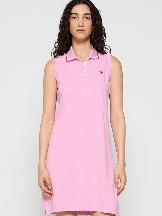 Obrázek produktu Žerzejové šaty U.S. POLO ASSN. růžová