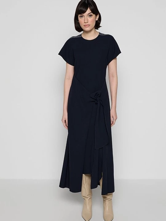 Obrázek produktu Žerzejové šaty Victoria Beckham tmavě modrá