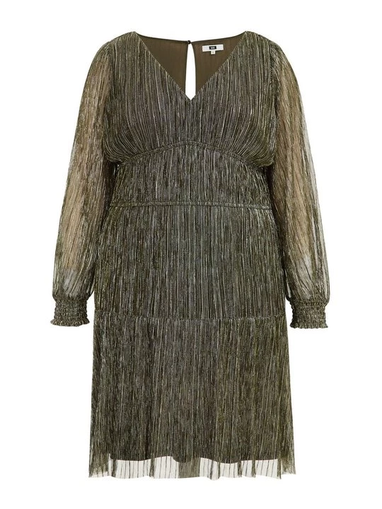 Obrázek produktu Žerzejové šaty WE Fashion zlatá barva