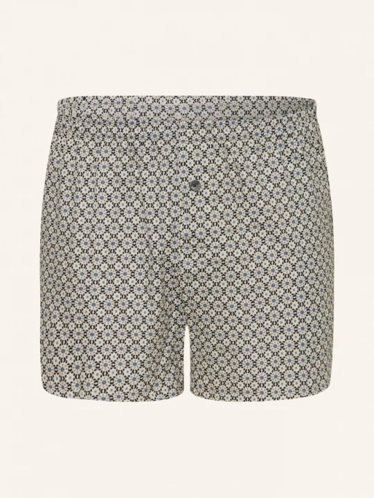 Obrázek produktu Zimmerli Boxerky Cotton Sateen Print béžová / modrá / černá