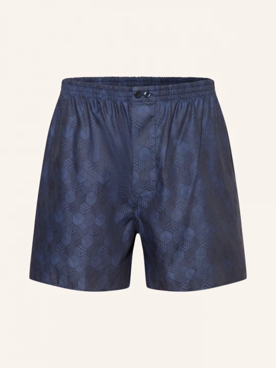 Obrázek produktu Zimmerli Tkané Boxerky Luxury Jaquards tmavě modrá